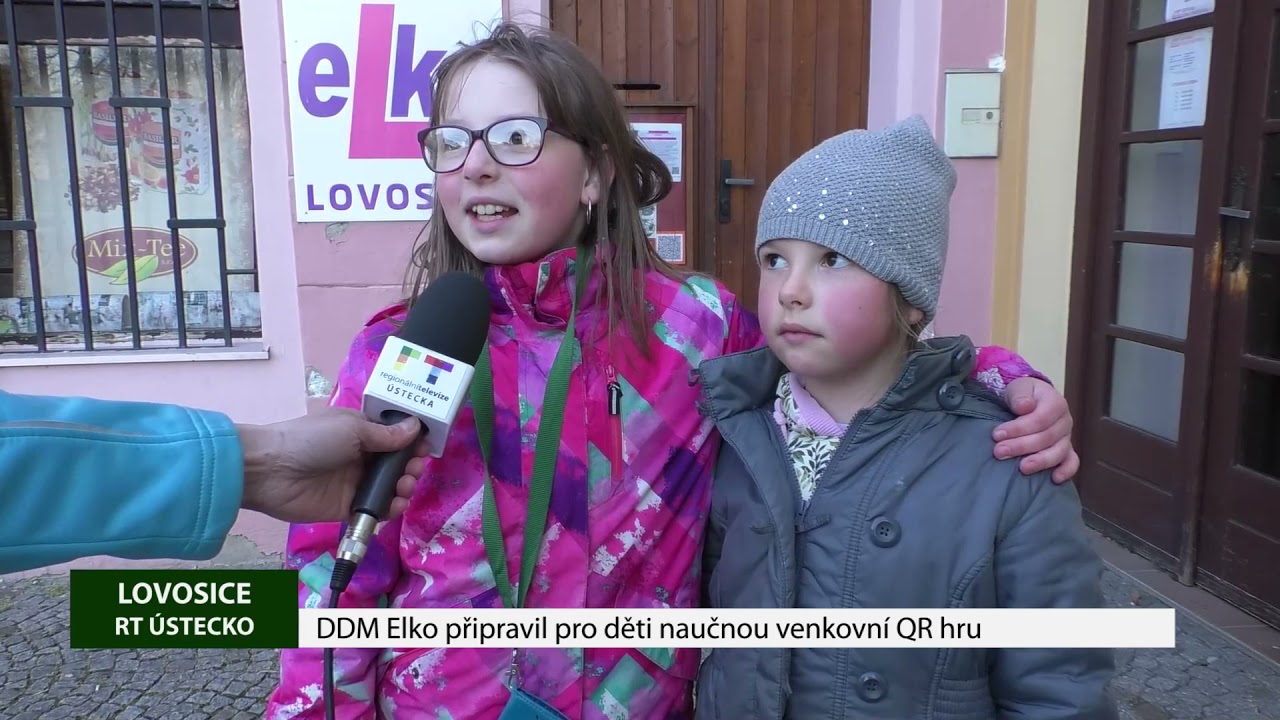 LOVOSICE: DDM Elko připravil pro děti naučnou venkovní QR hru