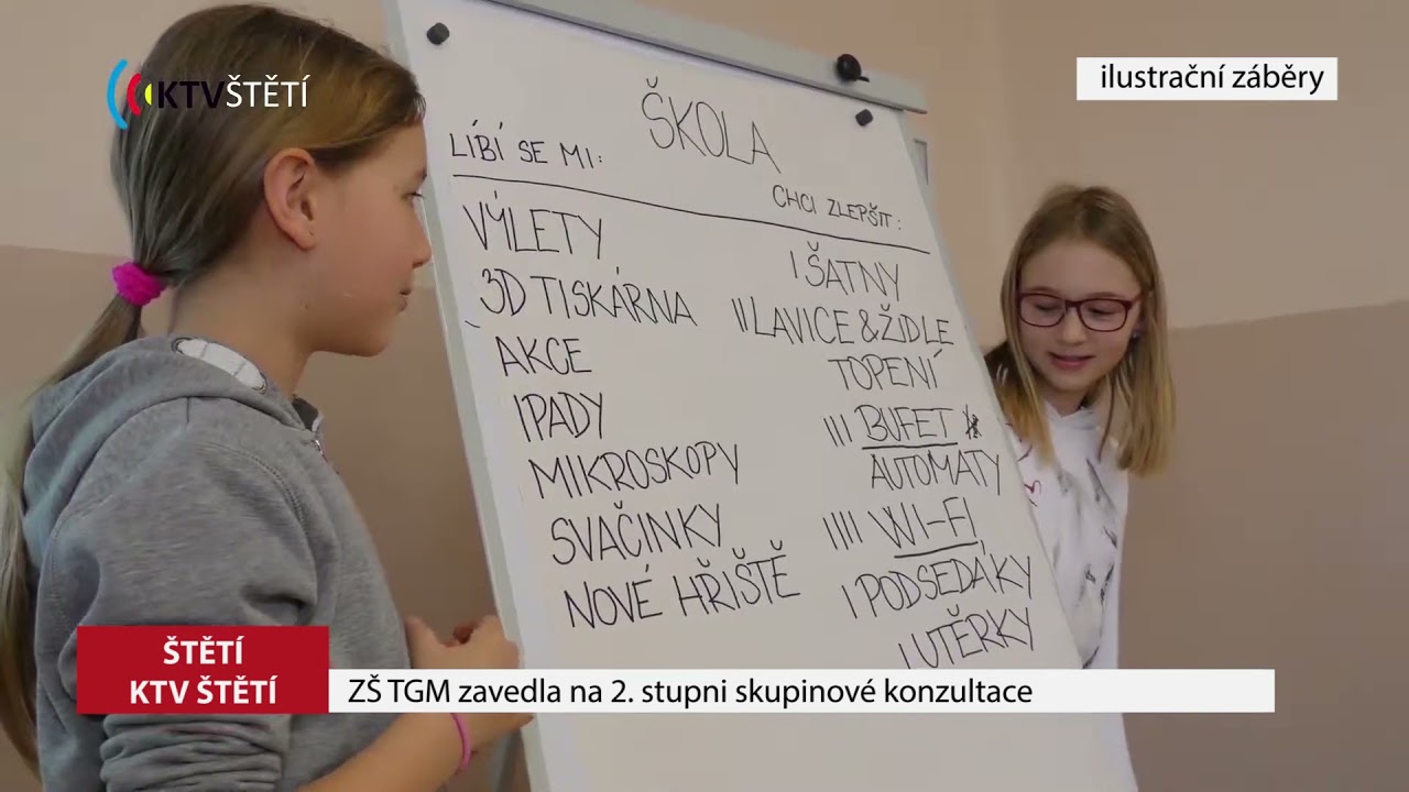 ŠTĚTÍ: ZŠ TGM zavedla na 2. stupni skupinové konzultace