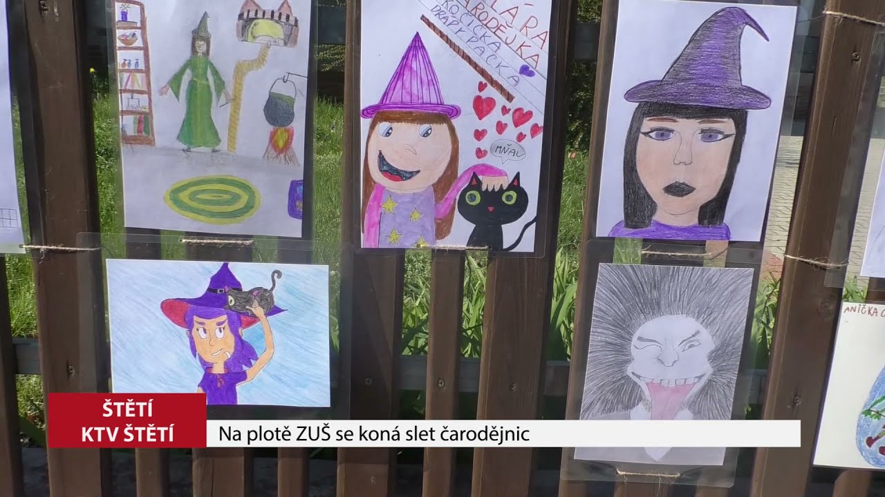 ŠTĚTÍ: Na plotě ZUŠ se koná slet čarodějnic