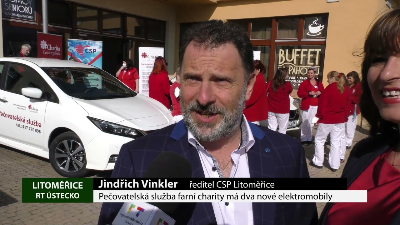 LITOMĚŘICE: Pečovatelská služba farní charity má dva nové elektromobily
