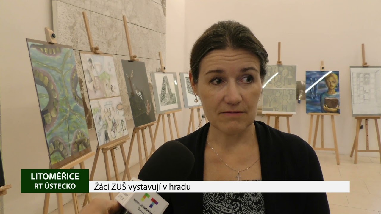 LITOMĚŘICE: Žáci ZUŠ vystavují v hradu