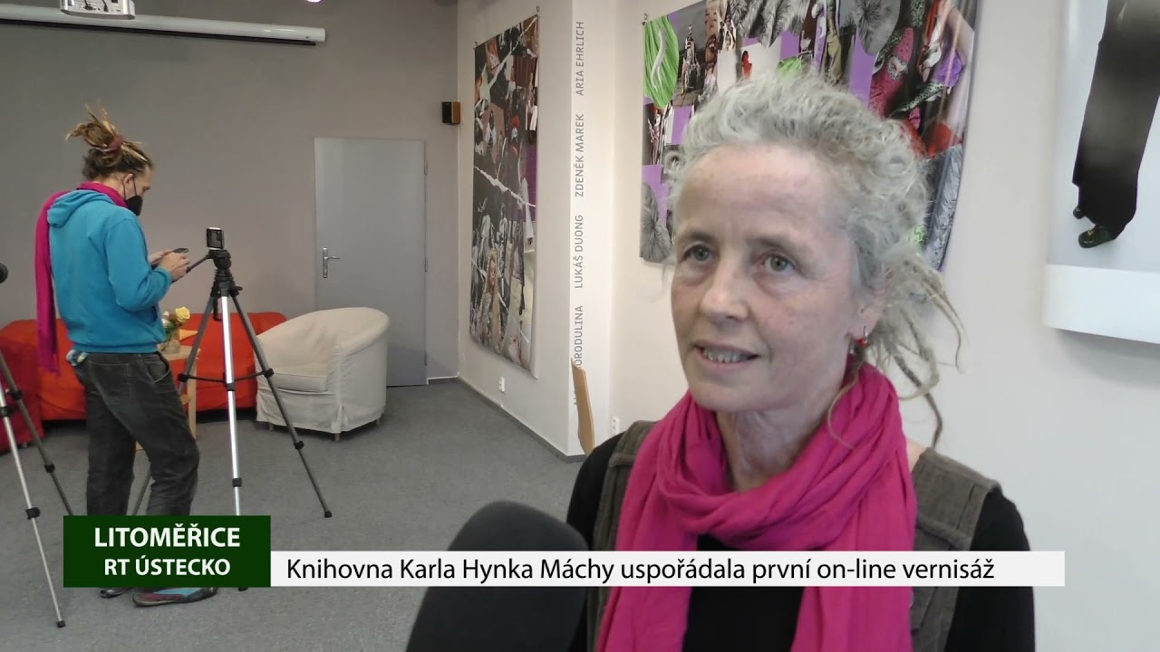 LITOMĚŘICE: Knihovna Karla Hynka Máchy uspořádala první on-line vernisáž