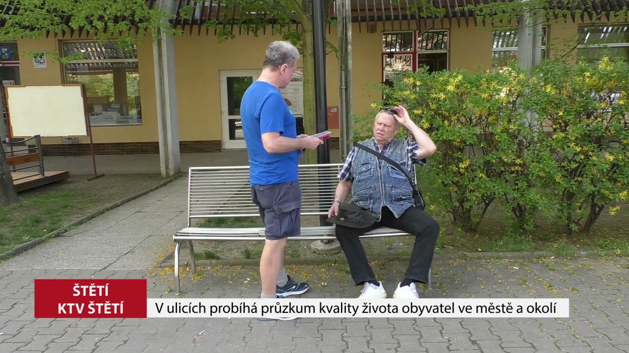 ŠTĚTÍ: V ulicích probíhá průzkum kvality života obyvatel ve městě a okolí