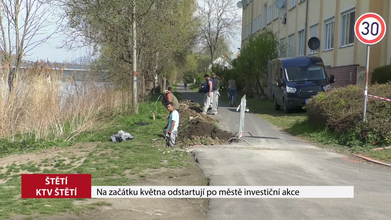 ŠTĚTÍ: Na začátku května odstartují po městě investiční akce