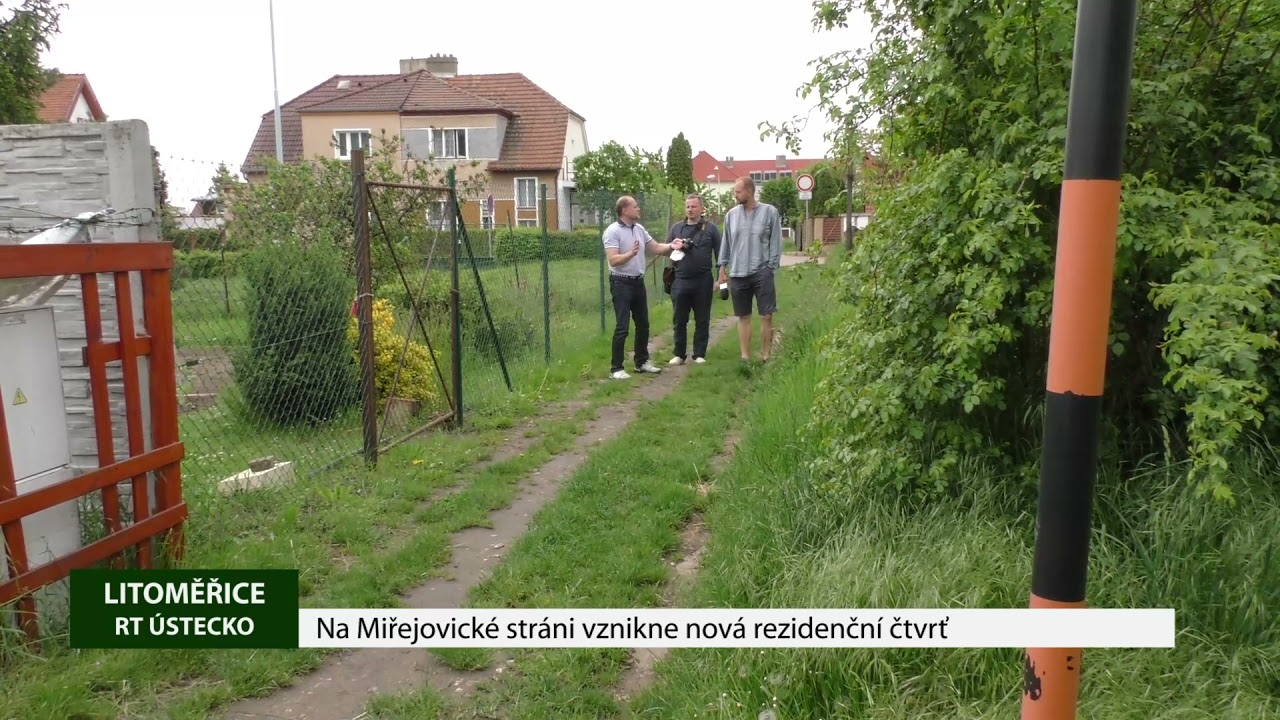 LITOMĚŘICE: Na Miřejovické stráni vznikne nová rezidenční čtvrť