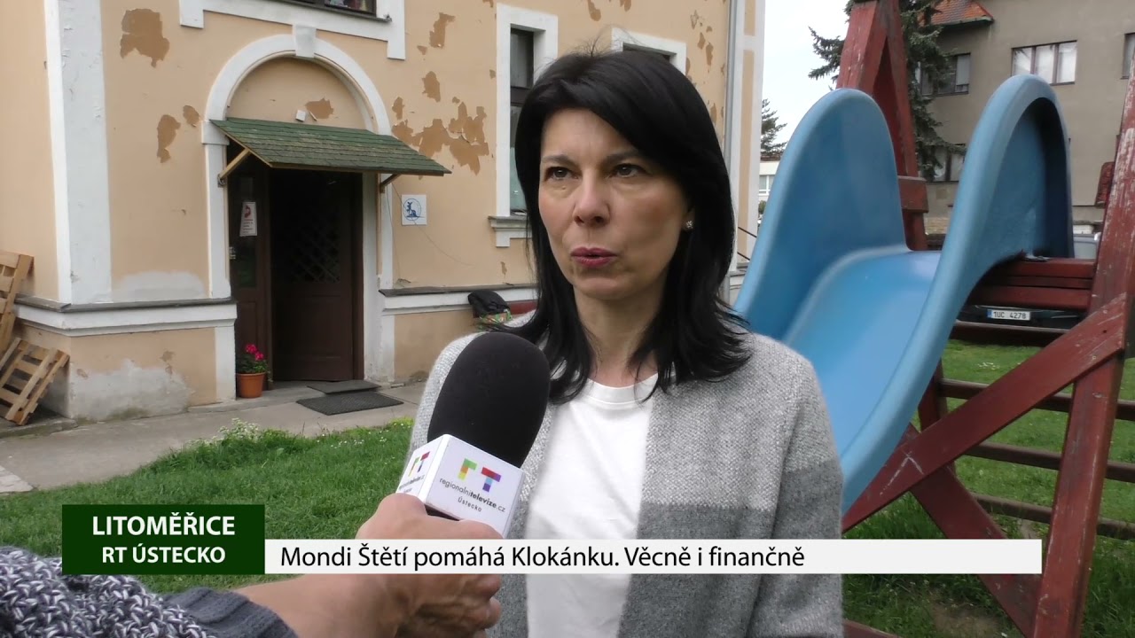 ŠTĚTÍ/LITOMĚŘICE: Mondi pomáhá Klokánku. Věcně i finančně