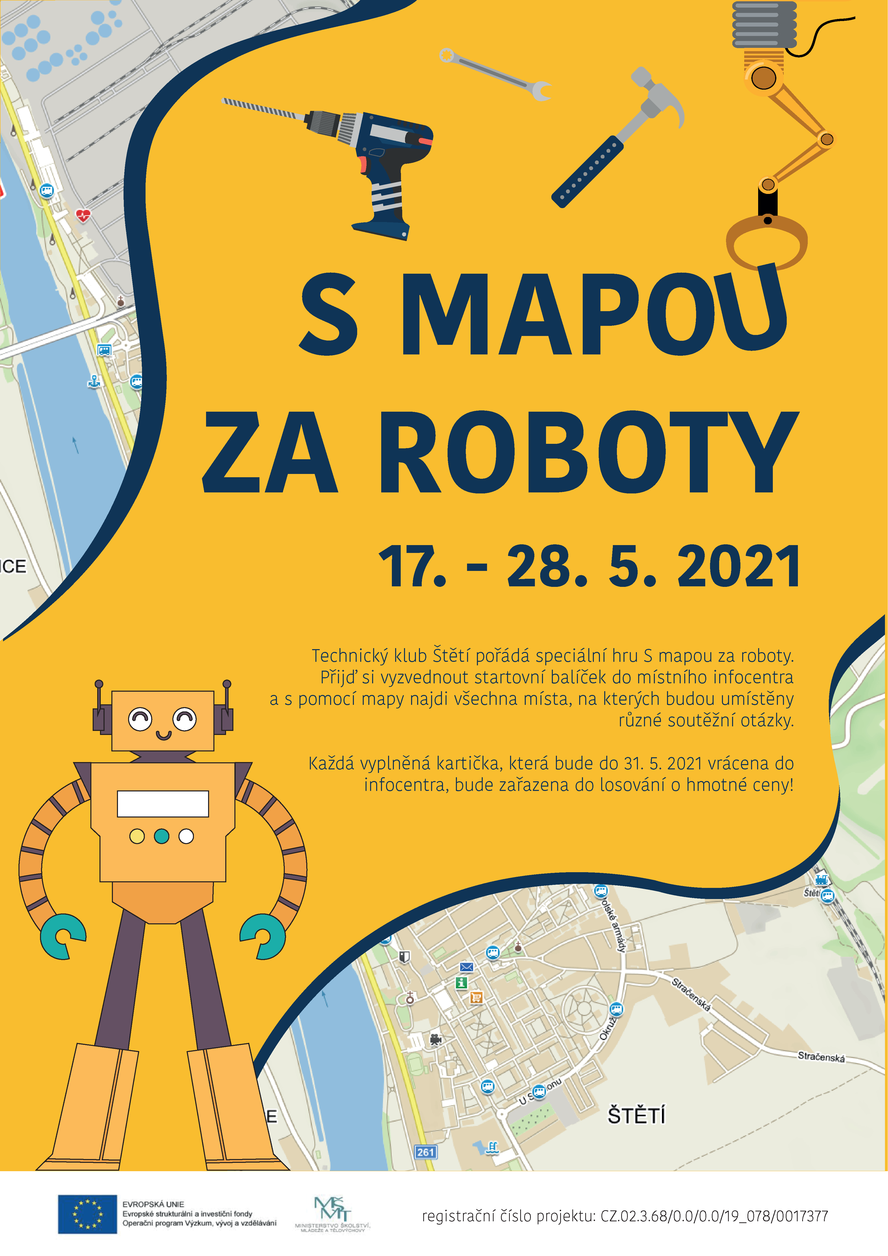 Technický klub Štětí vás zve za roboty