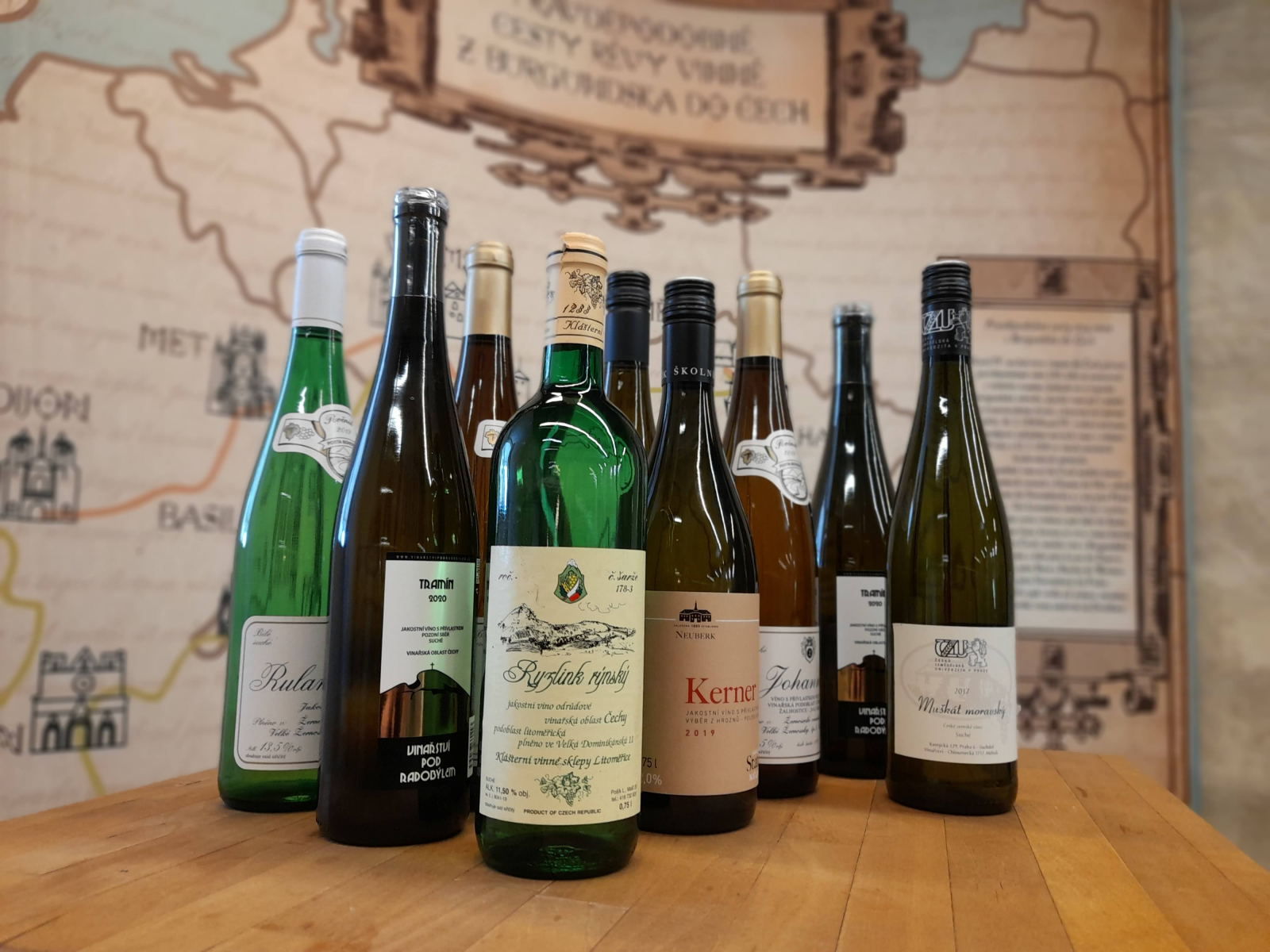 Na recepci litoměřického hradu si nově můžete zakoupit místní vína!