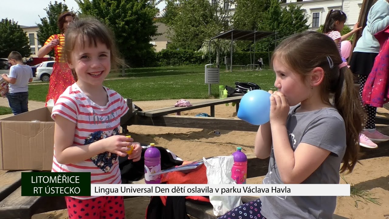 LITOMĚŘICE: Lingua Universal Den dětí oslavila v parku Václava Havla LITOMĚŘICE: Lingua Universal Den dětí oslavila v parku Václava Havla