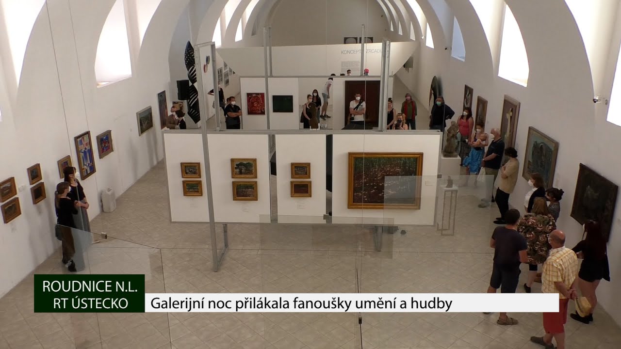 Roudnice: Galerijní noc přilákala fanoušky umění a hudby