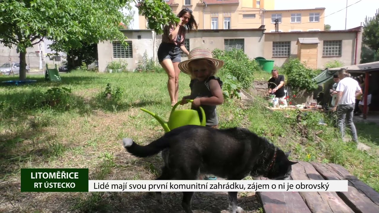 LITOMĚŘICE: Lidé mají svou první komunitní zahrádku, zájem o ni je obrovský