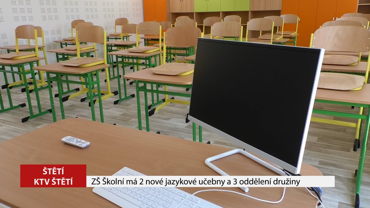 ŠTĚTÍ: ZŠ Školní má 2 nové jazykové učebny a 3 oddělení družiny