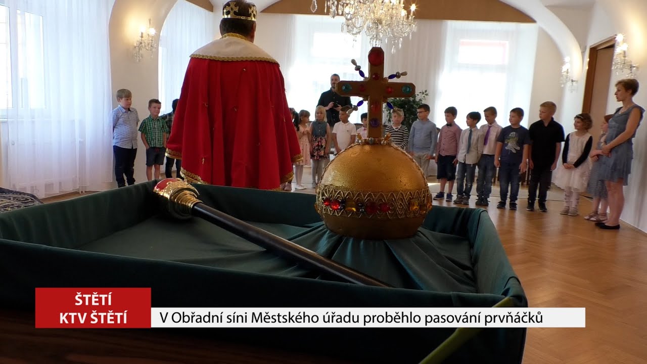 ŠTĚTÍ: V Obřadní síni Městského úřadu proběhlo pasování prvňáčků
