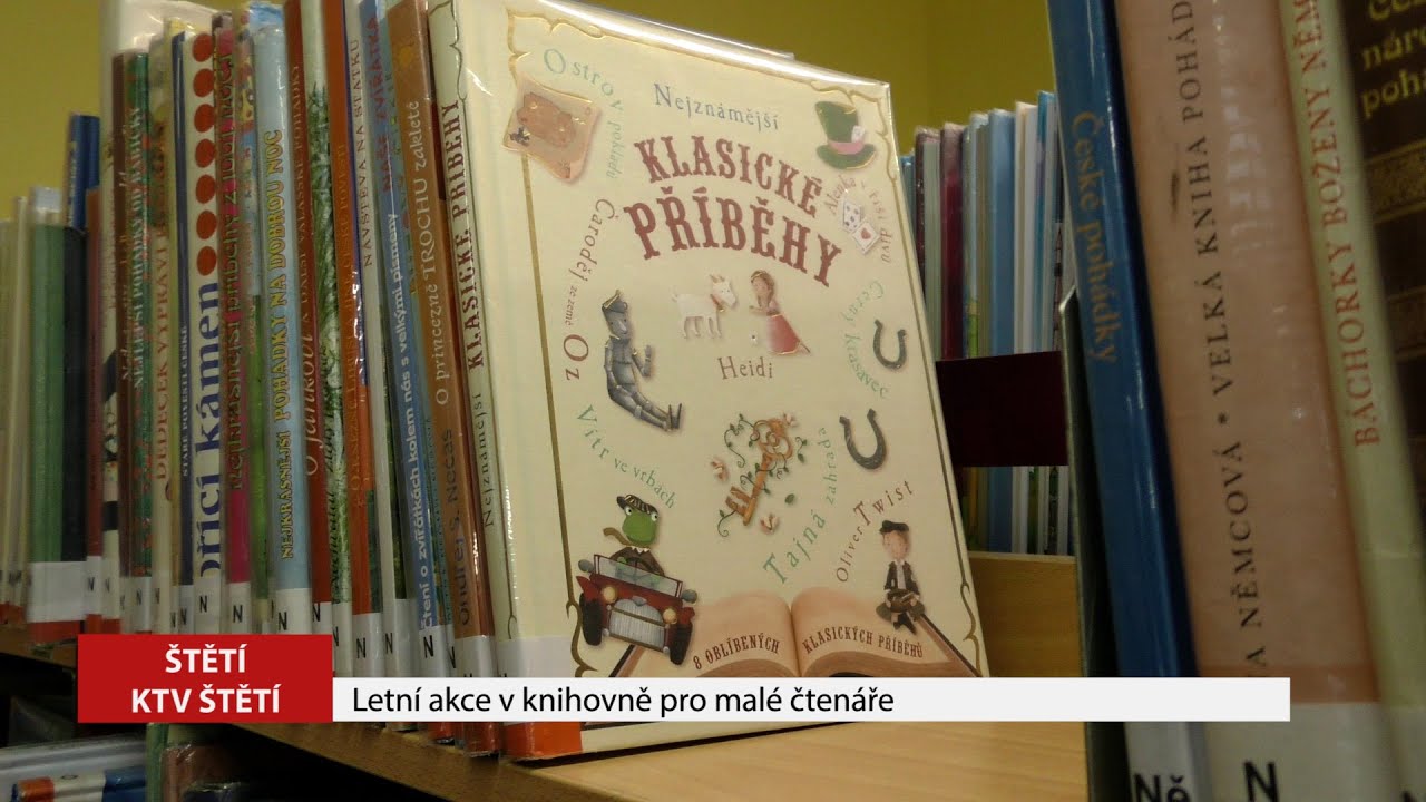ŠTĚTÍ: Letní akce v knihovně pro malé čtenáře