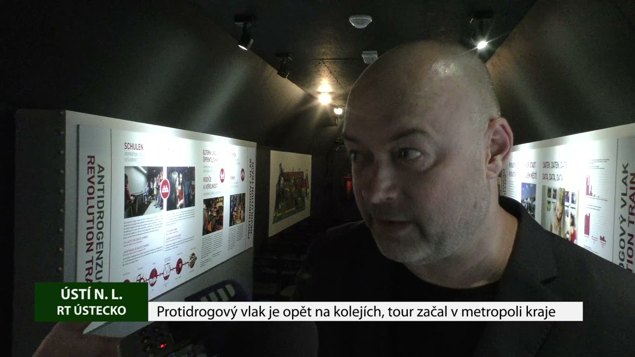 ÚSTÍ N.L.: Protidrogový vlak je opět na kolejích, tour začal v metropoli kraje