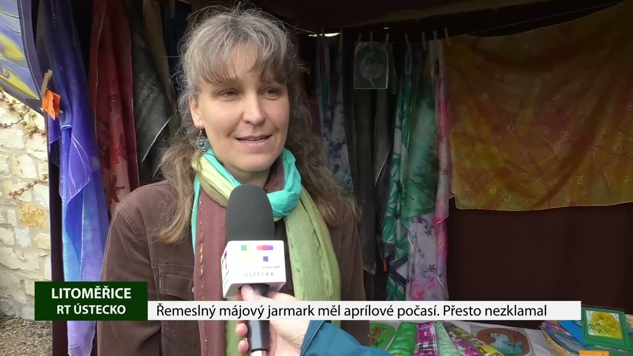 LITOMĚŘICE: Řemeslný májový jarmark měl aprílové počasí. Přesto nezklamal