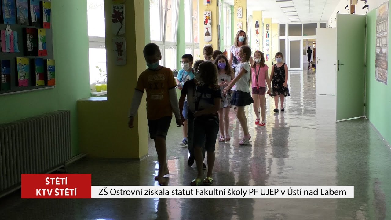 ŠTĚTÍ: ZŠ Ostrovní získala statut Fakultní školy PF UJEP v Ústí nad Labem