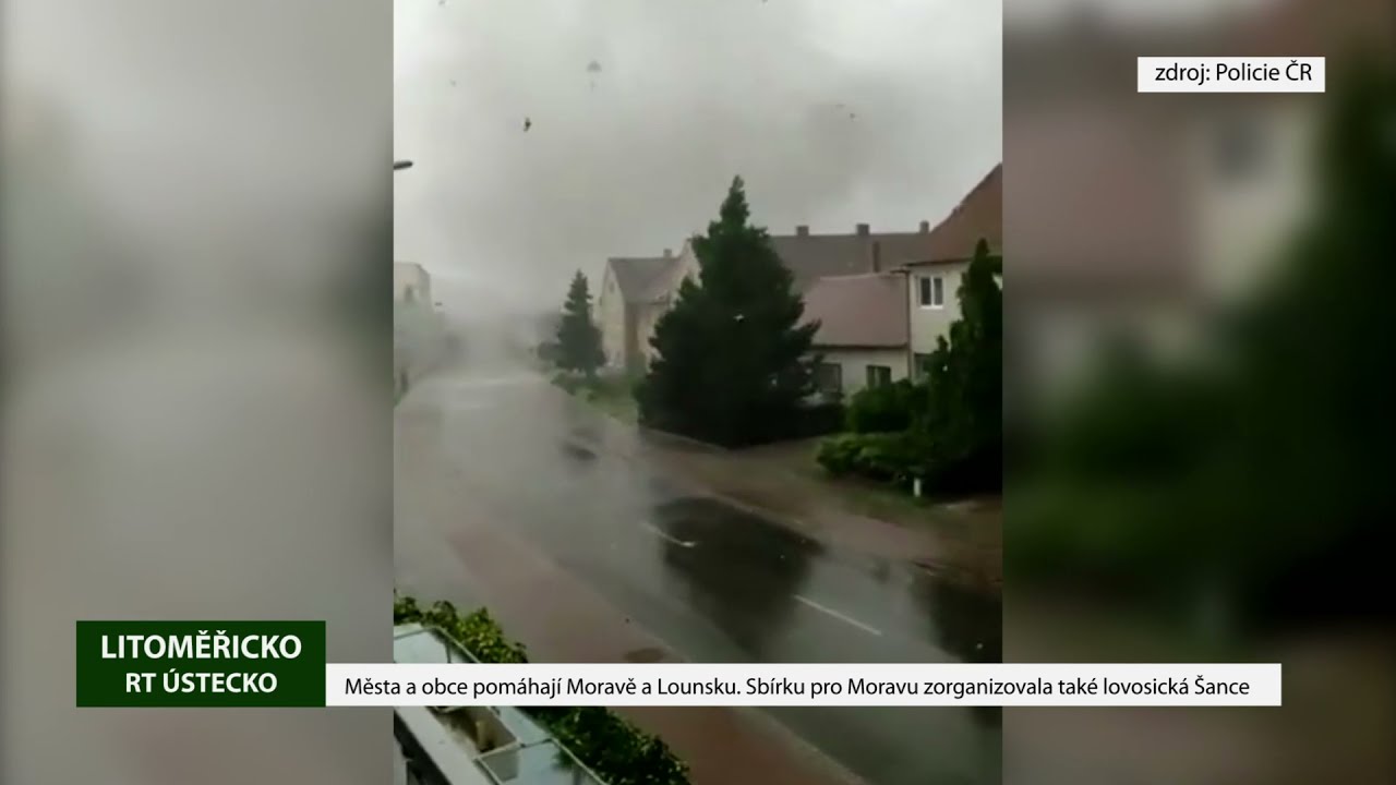 LITOMĚŘICKO: Lidé pomáhají Moravě a Lounsku. Sbírku pro Moravu zorganizovala také lovosická Šance