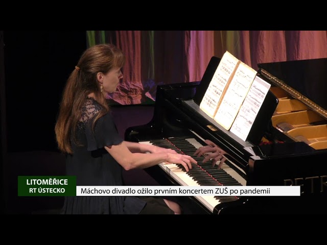 LITOMĚŘICE: Máchovo divadlo ožilo prvním koncertem ZUŠ po pandemii