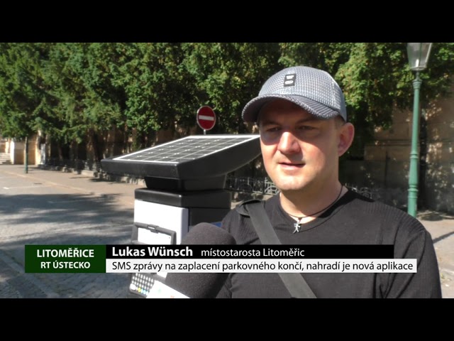 LITOMĚŘICE: SMS zprávy na zaplacení parkovného končí, nahradí je nová aplikace
