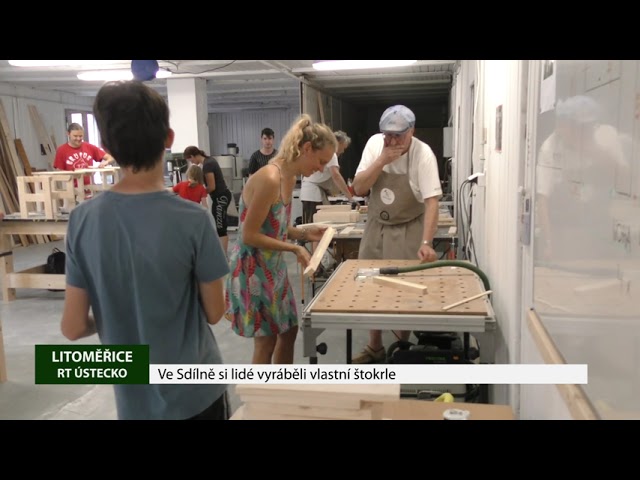 LITOMĚŘICE: Ve Sdílně si lidé vyráběli vlastní štokrle