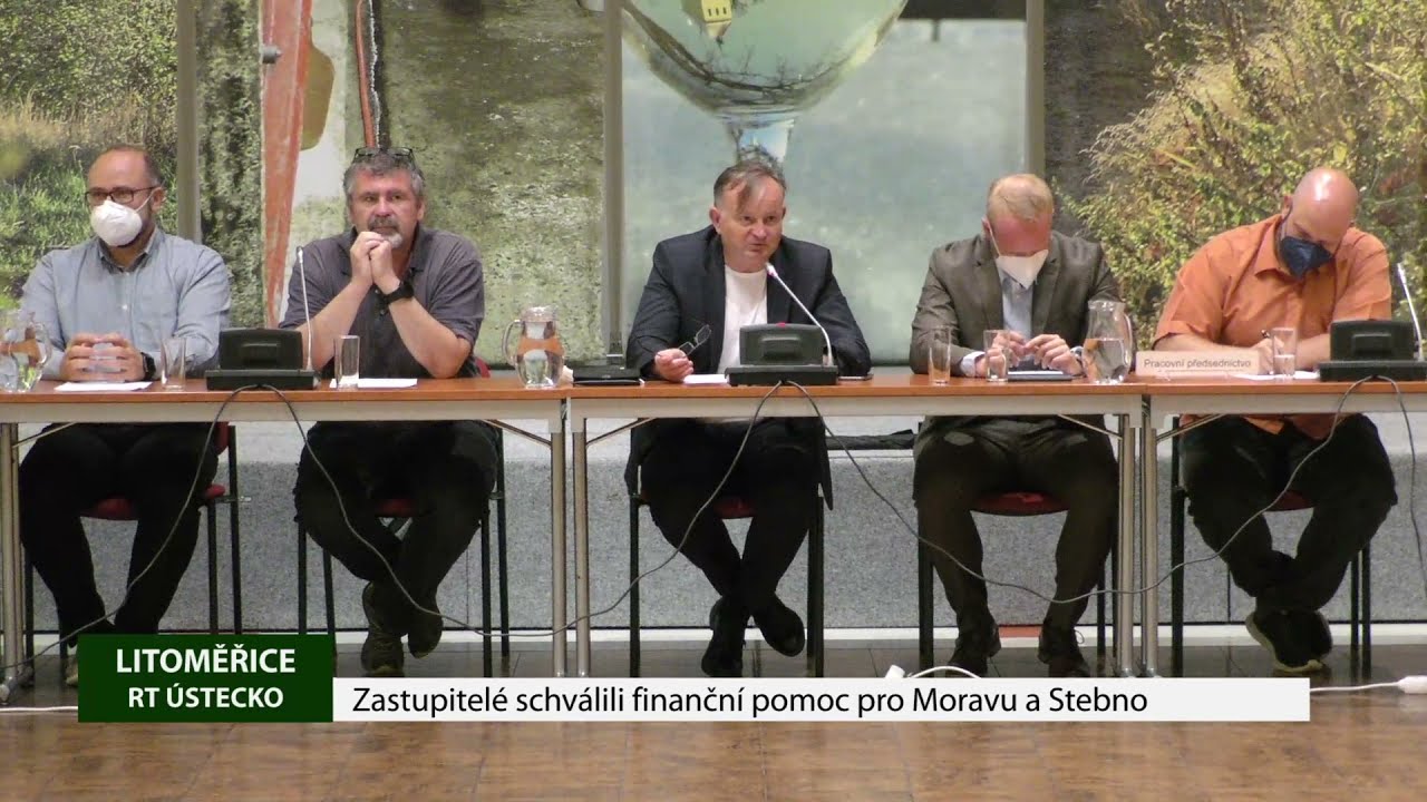 LITOMĚŘICE: Zastupitelé schválili finanční pomoc pro Moravu a Stebno