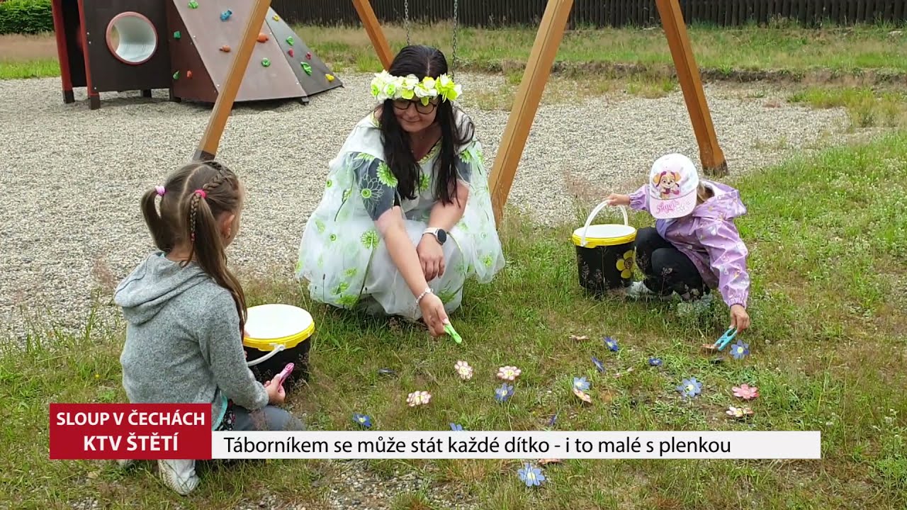 SLOUP V ČECHÁCH: Táborníkem se může stát každé dítko – i to malé s plenkou