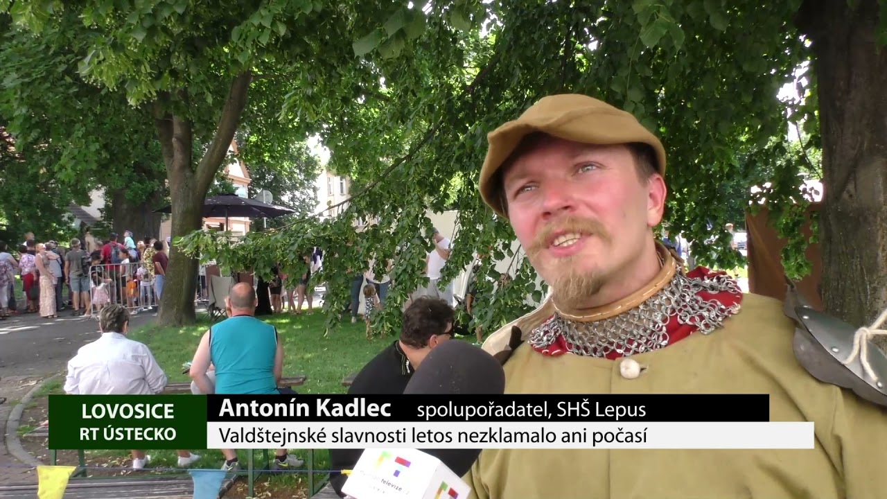 LOVOSICE: Valdštejnské slavnosti letos nezklamalo ani počasí