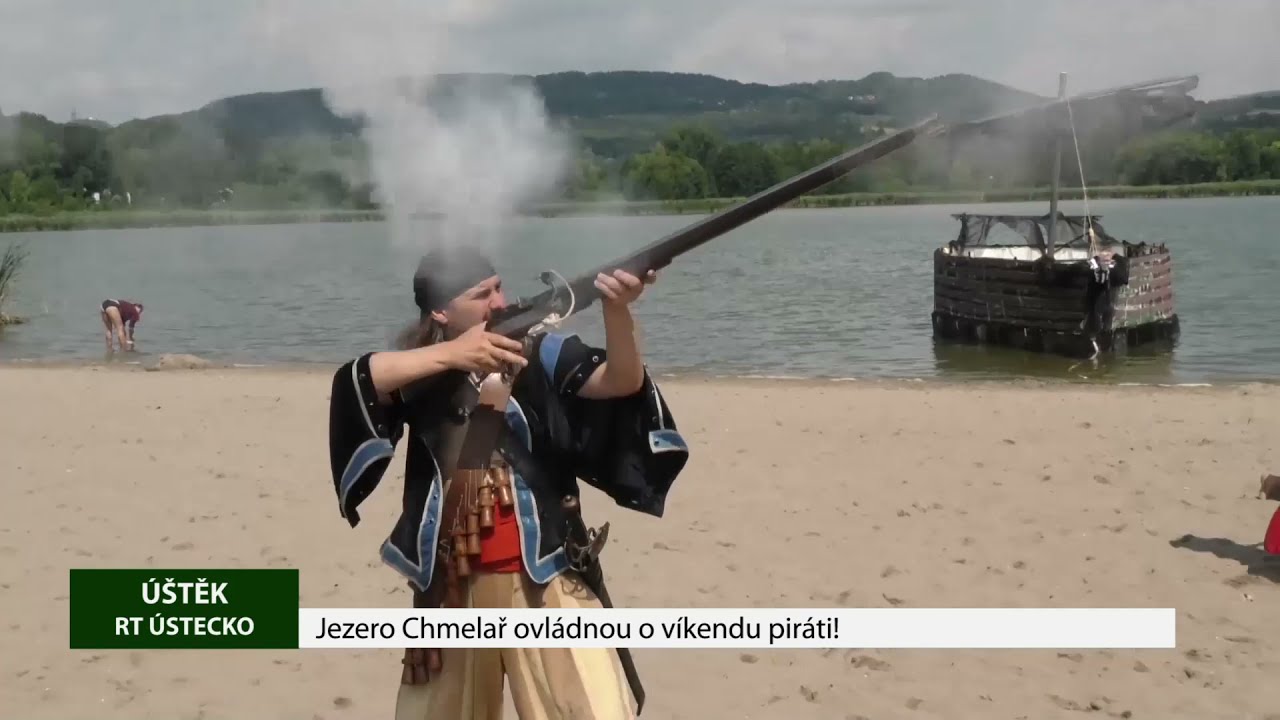 ÚŠTĚK: Jezero Chmelař ovládnou o víkendu piráti! ÚŠTĚK: Jezero Chmelař ovládnou o víkendu piráti!