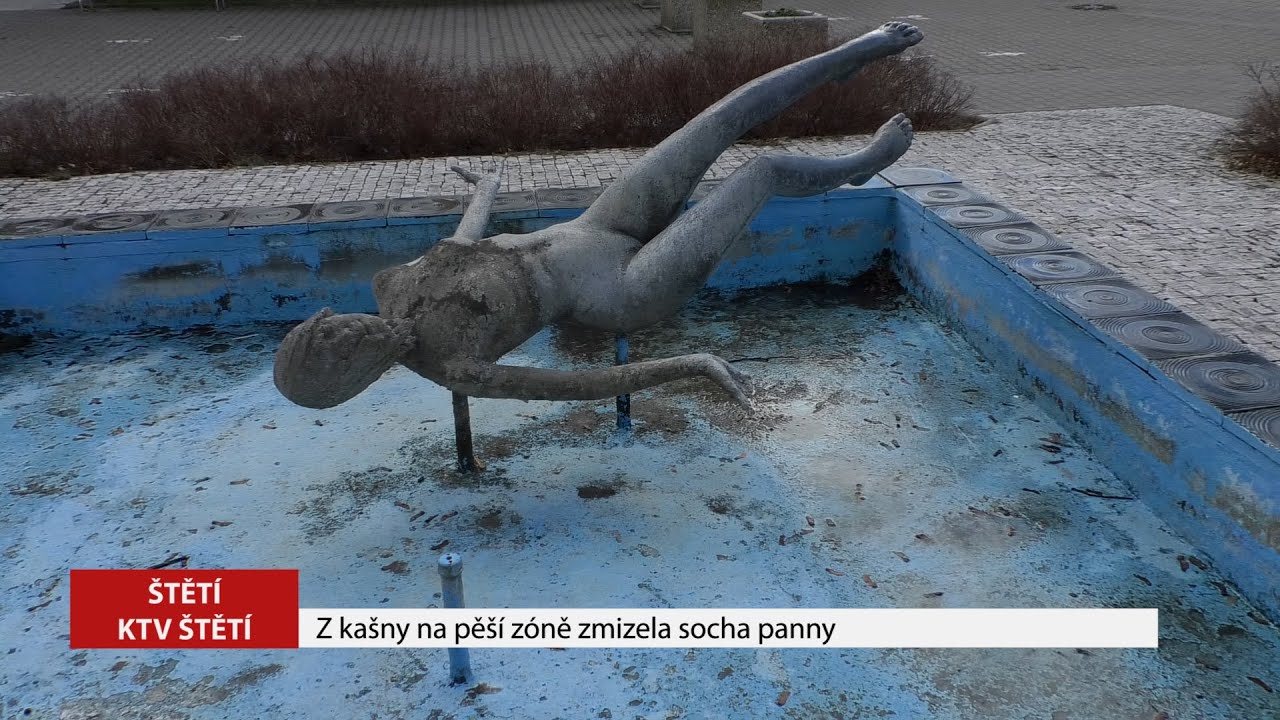 ŠTĚTÍ: Z kašny zmizela socha panny ŠTĚTÍ: Z kašny zmizela socha panny