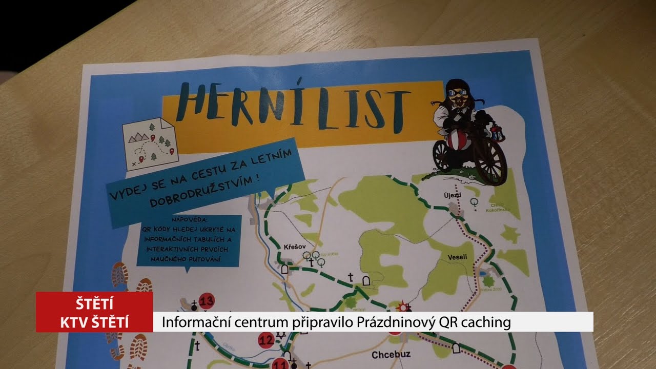ŠTĚTÍ: Informační centrum připravilo Prázdninový QR caching