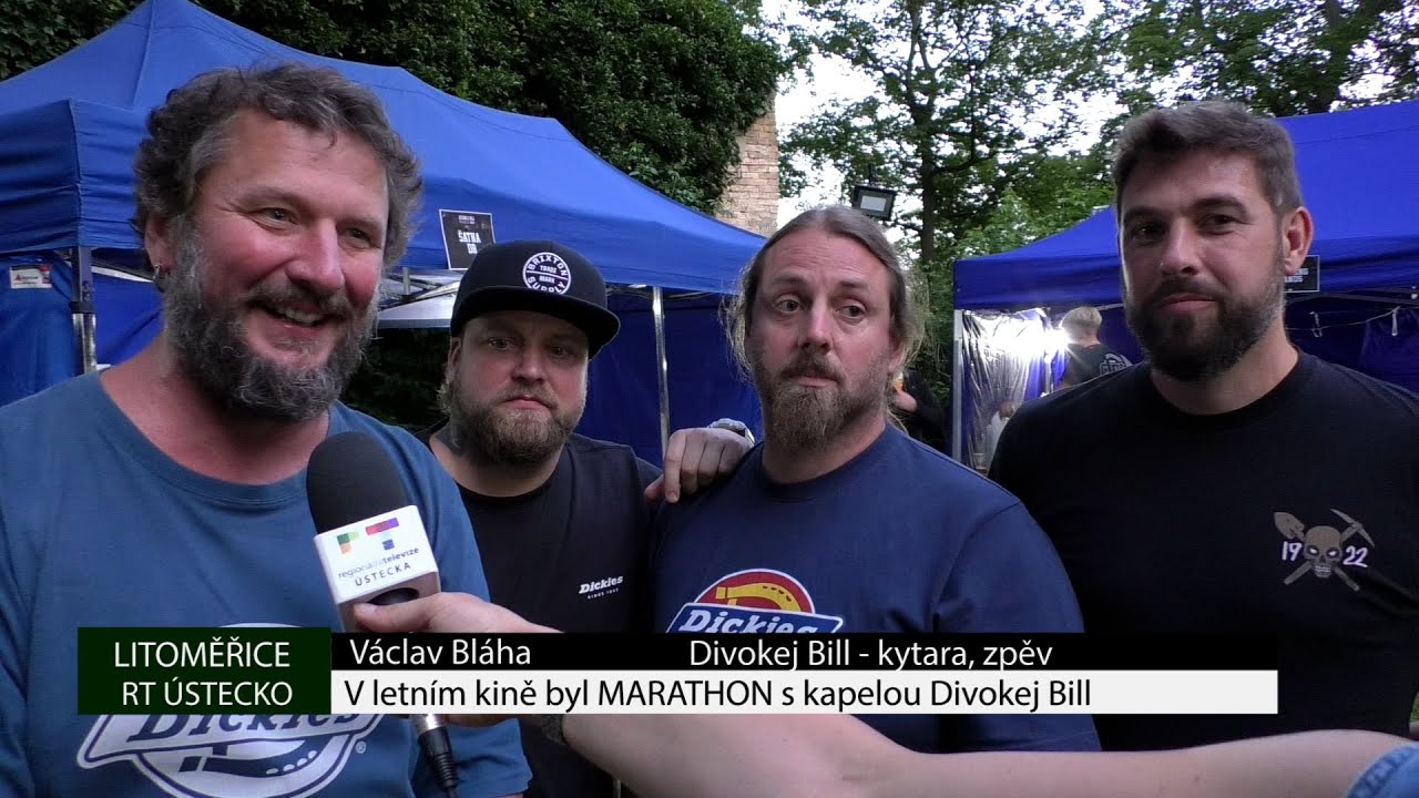 LITOMĚŘICE: V letním kině byl MARATHON s kapelou Divokej Bill
