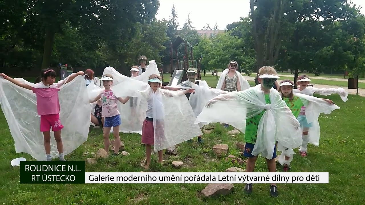 ROUDNICE N.L.: Galerie moderního umění pořádala Letní výtvarné dílny pro děti