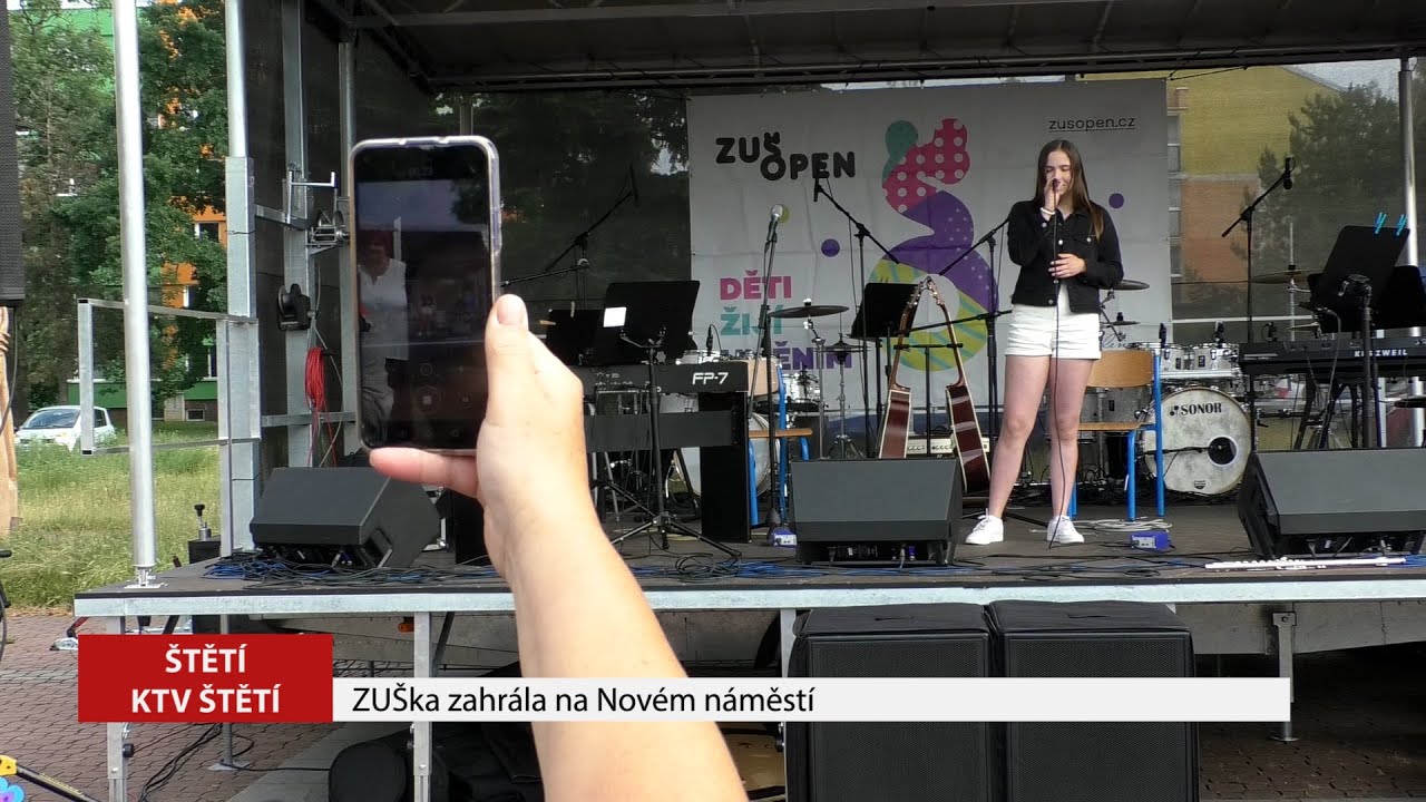 ŠTĚTÍ: ZUŠka všem! zahrála na Novém náměstí