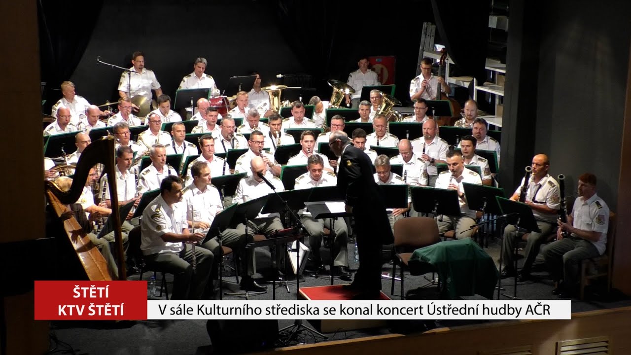 ŠTĚTÍ: V sále Kulturního střediska se konal koncert Ústřední hudby AČR