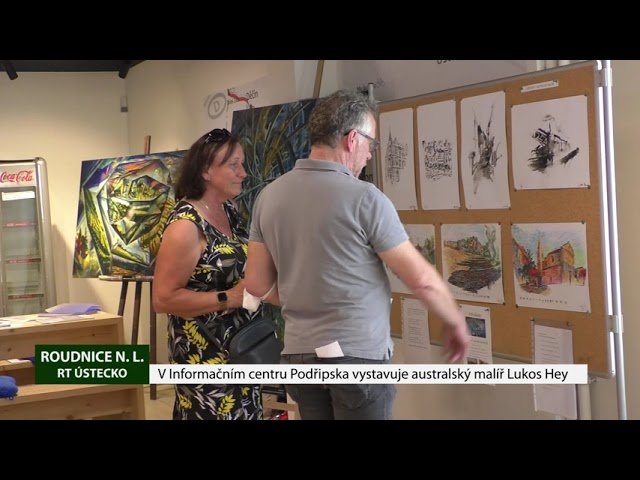 ROUDNICE N. L.: V Informačním centru Podřipska vystavuje australský malíř Lukos Hey