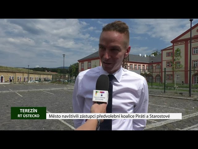 TEREZÍN: Město navštívili zástupci předvolební koalice Piráti a Starostové
