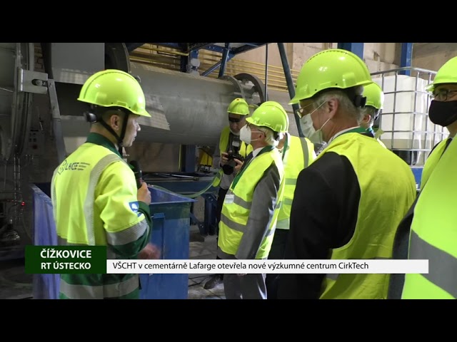 ČÍŽKOVICE: VŠCHT v cementárně Lafarge otevřela nové výzkumné centrum CirkTech
