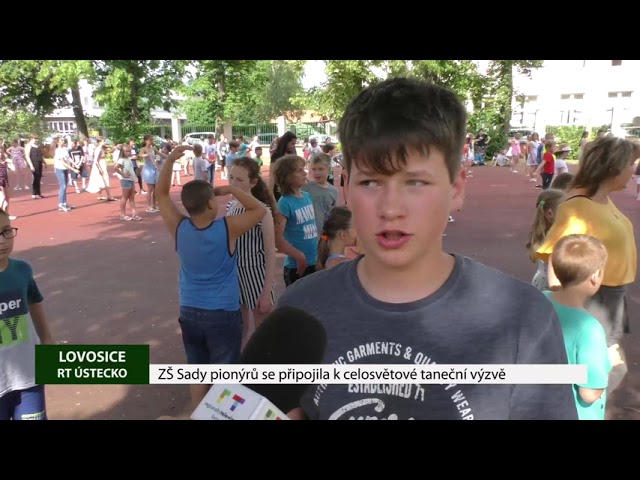 LOVOSICE: ZŠ Sady pionýrů se připojila k celosvětové taneční výzvě