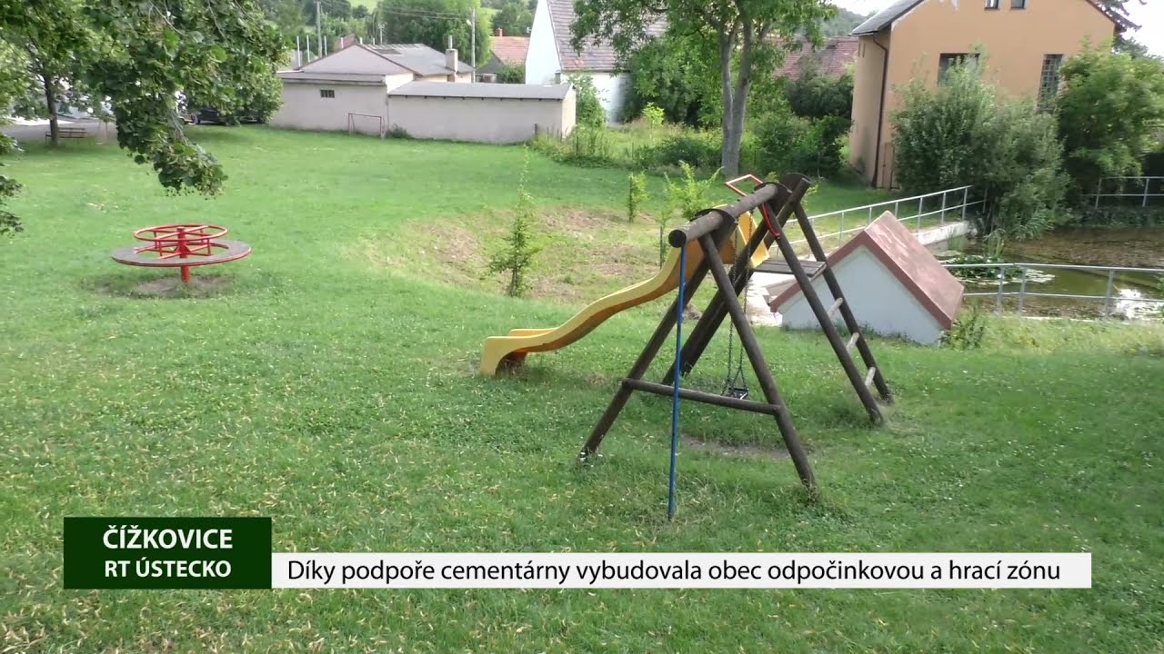 JENČICE: Díky podpoře cementárny vybudovala obec odpočinkovou a hrací zónu