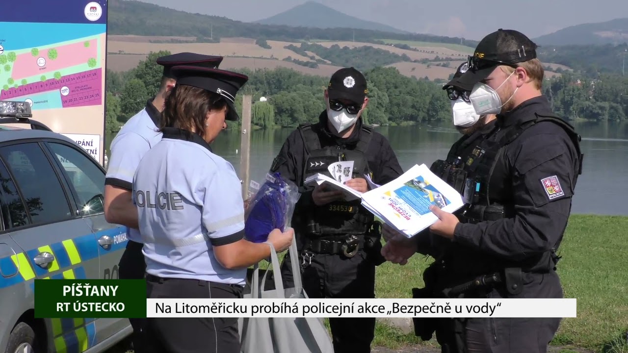 PÍŠŤANY: Na Litoměřicku probíhá policejní akce „Bezpečně u vody“