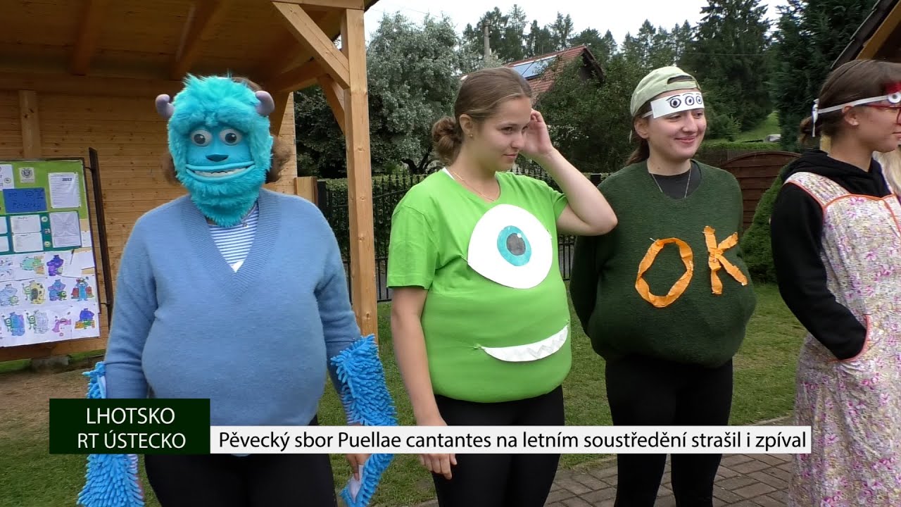 LHOTSKO: Pěvecký sbor Puellae cantantes na letním soustředění strašil i zpíval