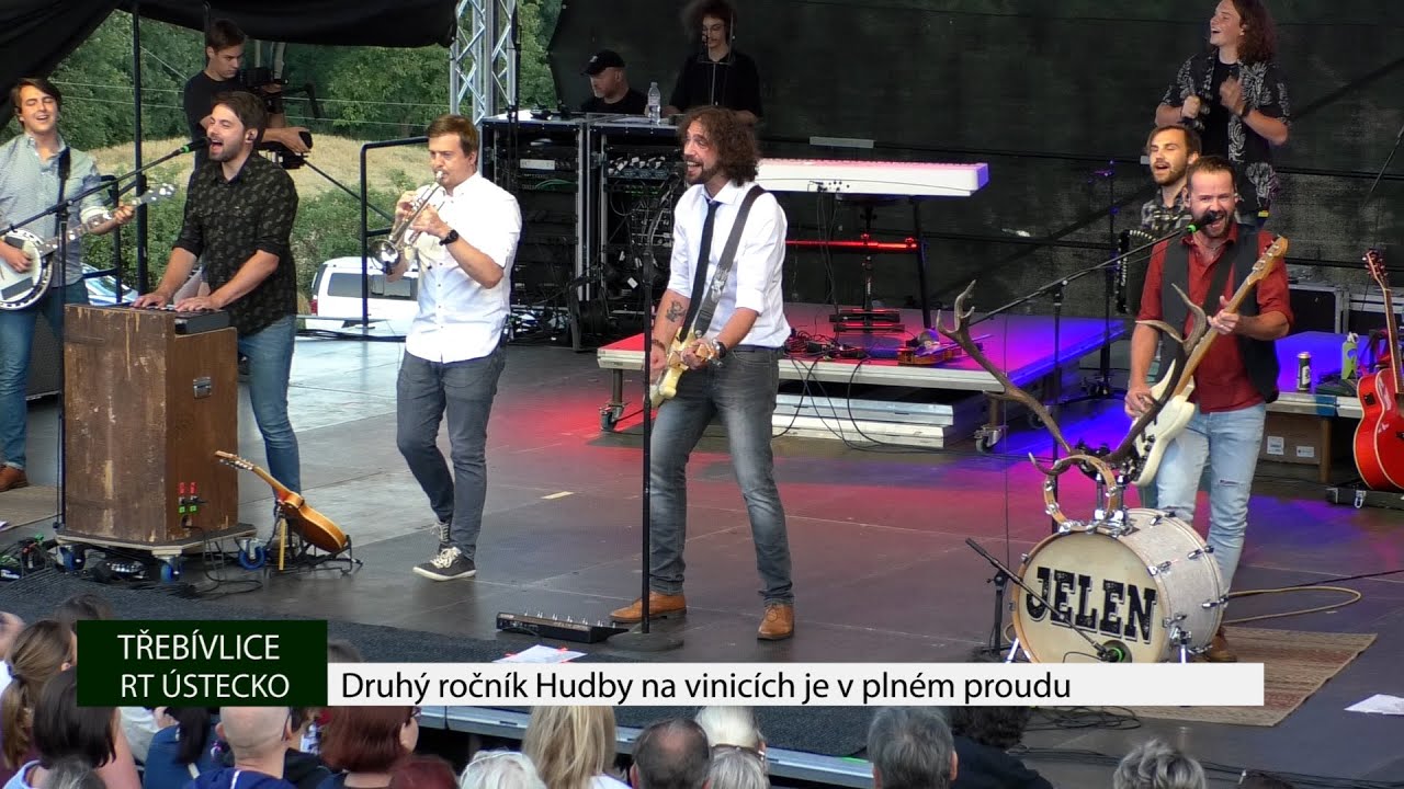 TŘEBÍVLICE: Druhý ročník Hudby na vinicích je v plném proudu