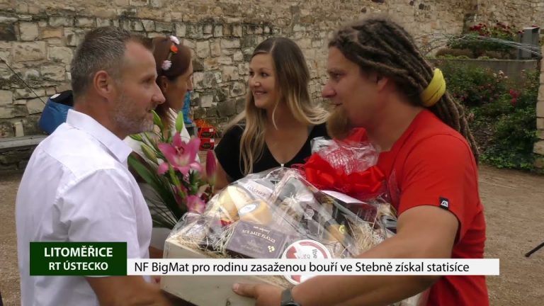 LITOMĚŘICE: NF BigMat pro rodinu zasaženou bouří ve Stebně získal statisíce