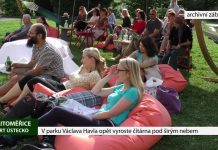 LITOMĚŘICE: V parku Václava Havla opět vyroste čítárna pod širým nebem