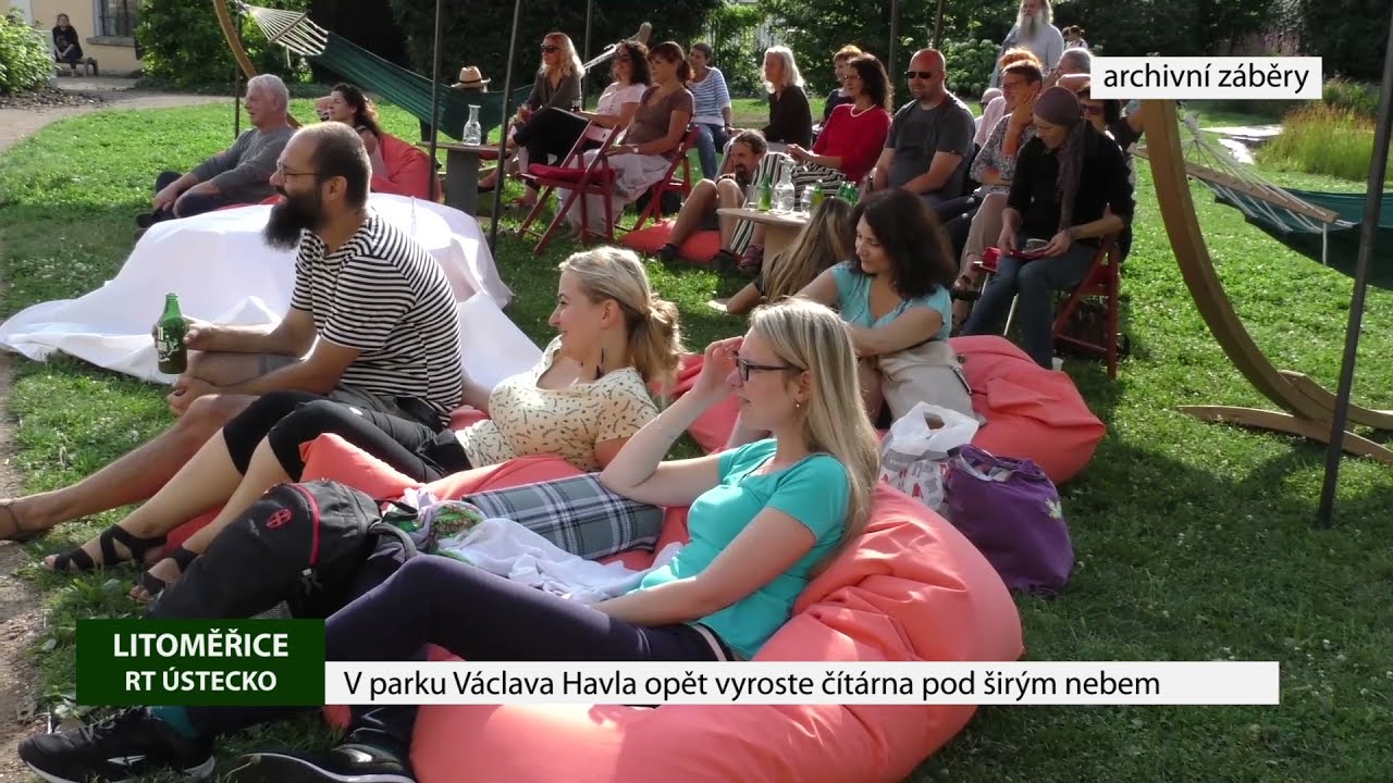 LITOMĚŘICE: V parku Václava Havla opět vyroste čítárna pod širým nebem