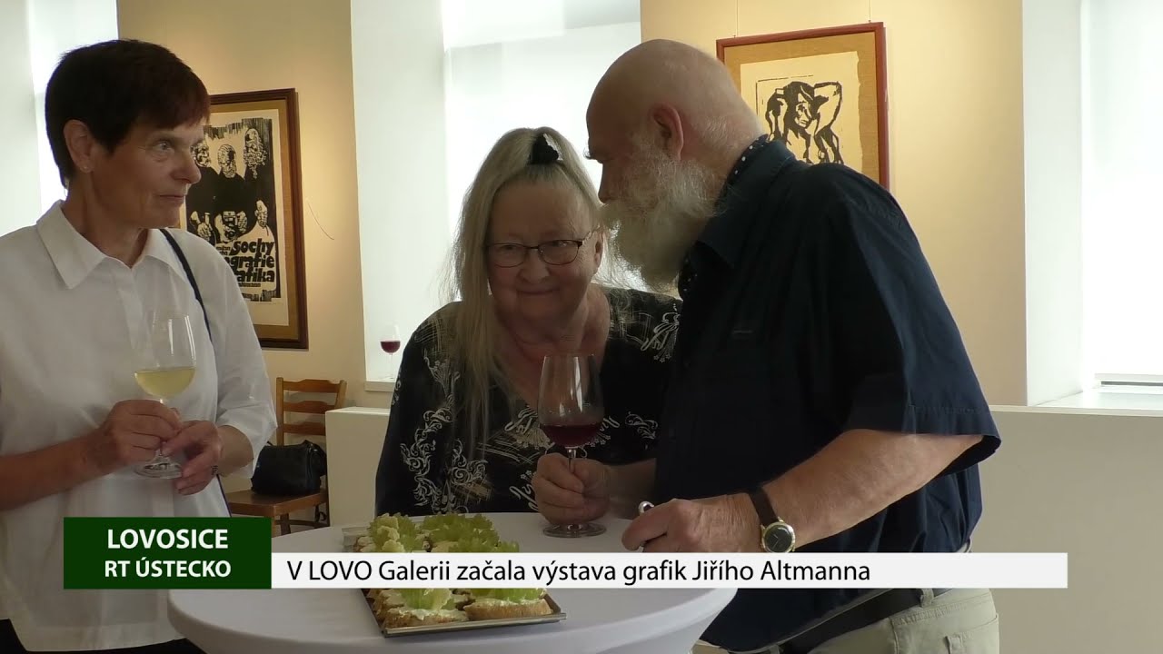 LOVOSICE: V LOVO Galerii začala výstava grafik Jiřího Altmanna
