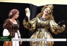 Křešice: Domov Na Pustaji navštívili Tři mušketýři