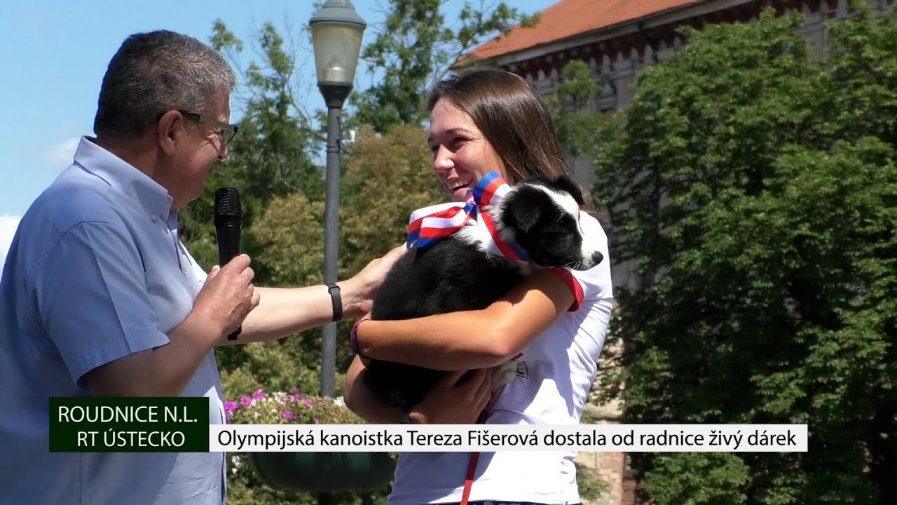ROUDNICE N.L.: Olympijská kanoistka Tereza Fišerová dostala od radnice živý dárek