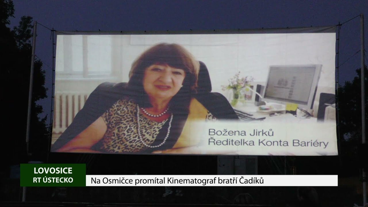 LOVOSICE: Na Osmičce promítal Kinematograf bratří Čadíků